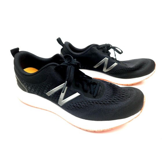 New Balance Men\'s Fresh Foam Arishi V3 Running Shoe, Black/Orange, 8.5 main image 5